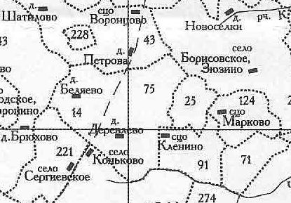Кленино Карта Москоский уезд 1766 1770.jpg
