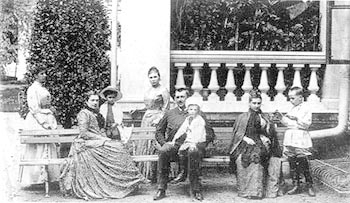 Трубецкие в Узком. 1890 г.